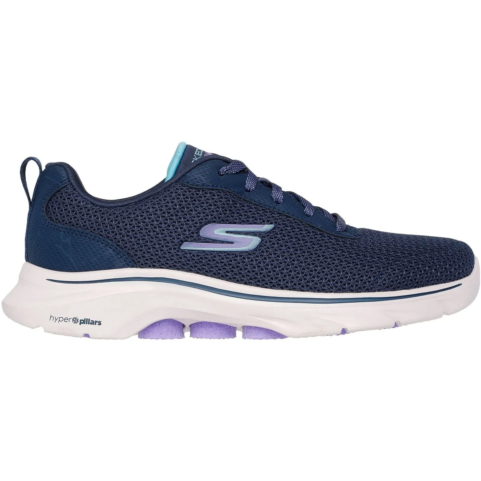 Women's Wide Fit Skechers 125263 Go Walk 7 Kaylor Sneakers