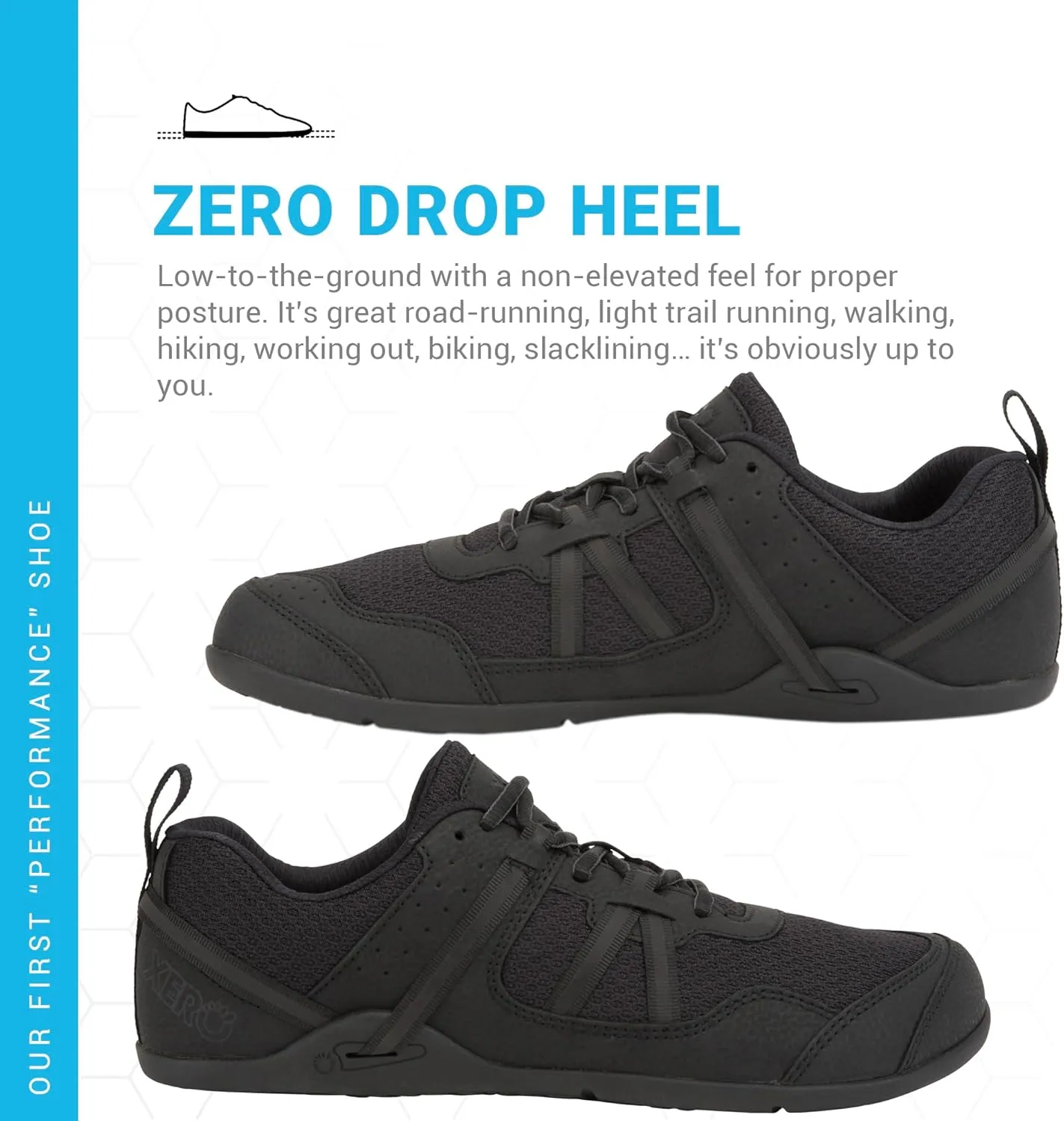 Xero Shoes Womens Prio Barefoot Athletic Sneaker