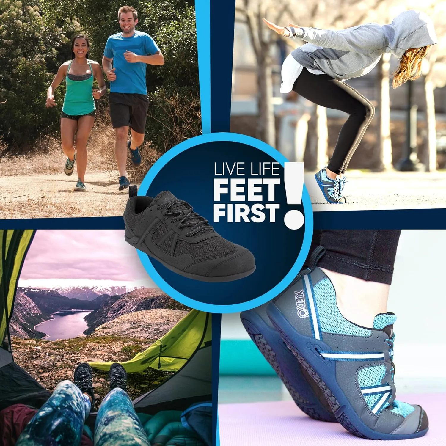 Xero Shoes Womens Prio Barefoot Athletic Sneaker
